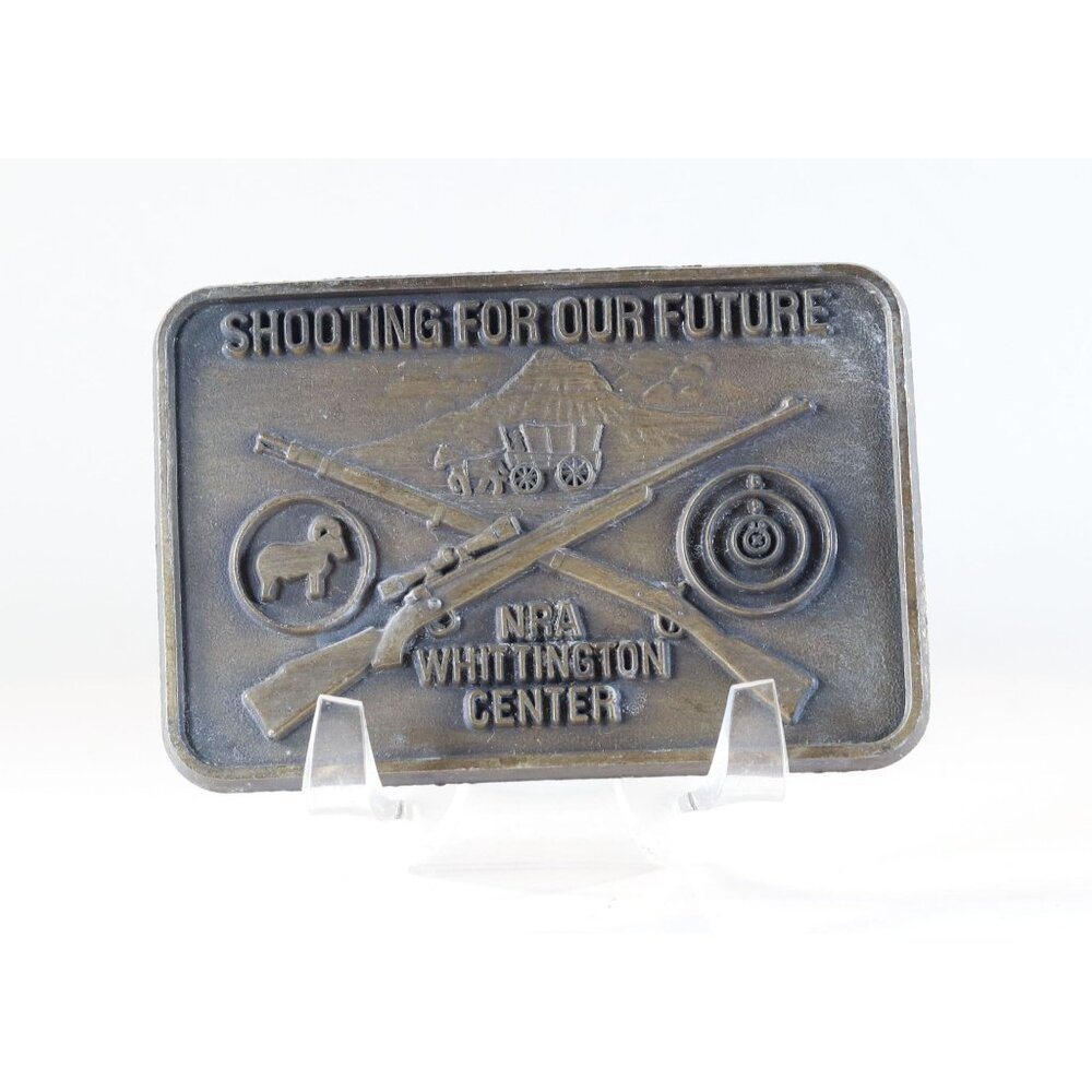 Belt Buckle NRA shooting for our Future Whittington Center Institute Cross Rifle